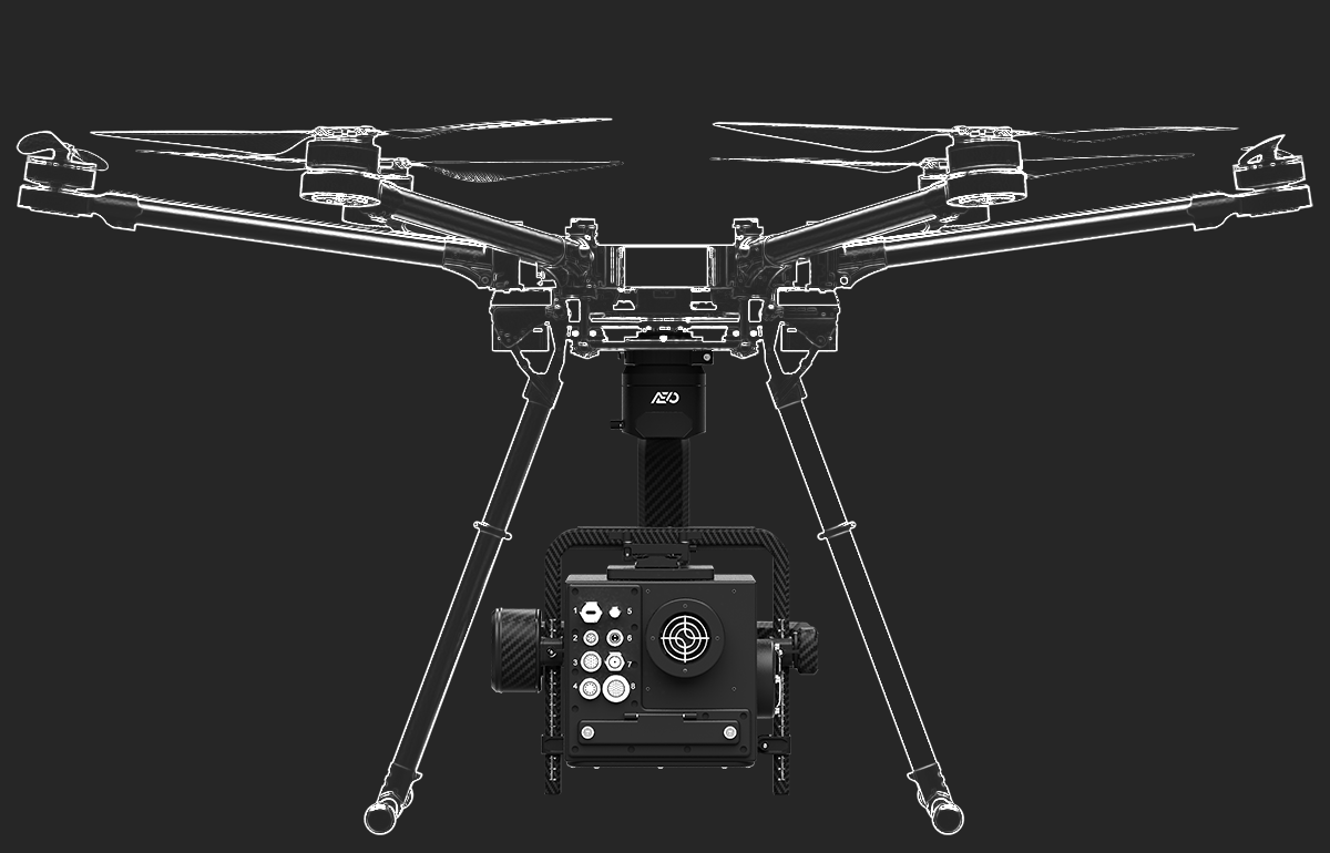 AEVO an DJI M600 – Detail
