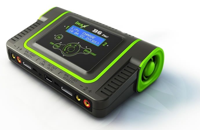 Imax B6 DUO 2x 200W 1S 6S 10A LiPo Ladegerät Balancer